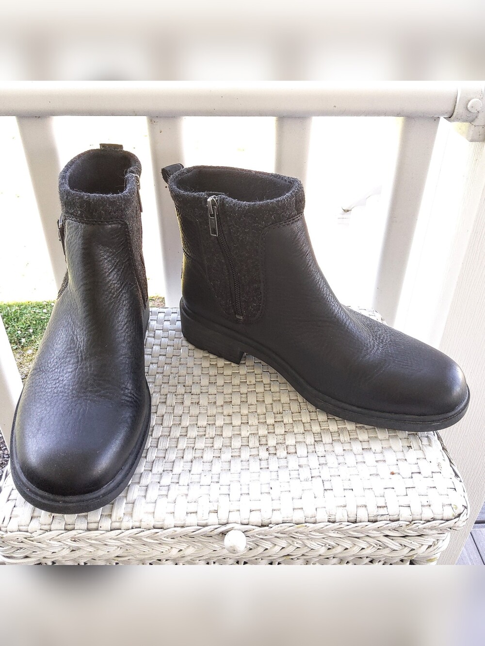 Ugg Harrison Moto Boots Womens 9.5